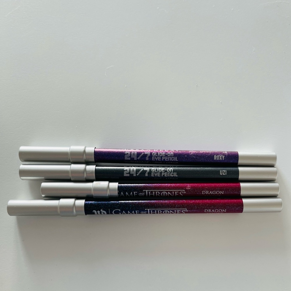 Urban Decay 24/7 Waterproof Eye Pencils Game of Thrones Dragon Smoke(2)+Roxy+Uzi